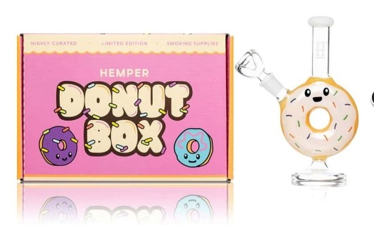 Glas Bong "Donut" 16cmx5mm