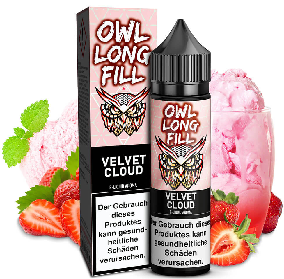 OWL Salt Velvet Cloud (Strawberry Ice Cream) – 10ml Aroma (Longfill)