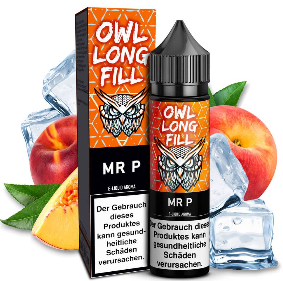 OWL Salt Mr P (Peach Ice) – 10ml Aroma (Longfill)