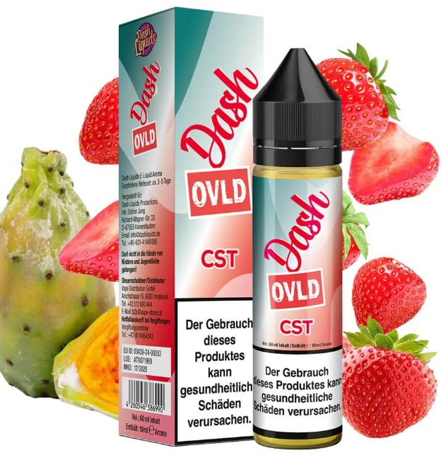 Dash Overload - Cactus Strawberry (CST) – 10ml Aroma (Longfill)