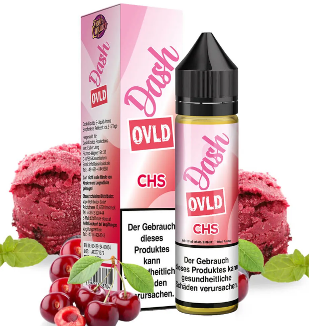 Dash Overload - Cherry Sorbet (CHS) – 10ml Aroma (Longfill)