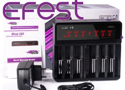 [P0015890] Efest LUC V6 Ladegerät