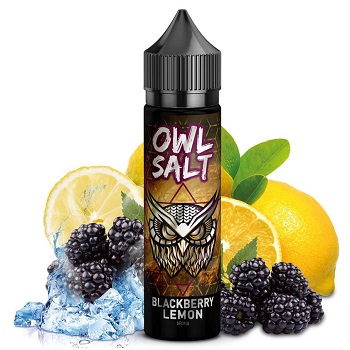 [P0024279] OWL Salt Black & Yellow (Blackberry Lemon) – 10ml Aroma (Longfill)