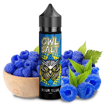 [P0024489] OWL Salt Blue Shock (Sour Blue) – 10ml Aroma (Longfill)