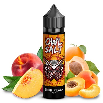 [P0024523] OWL Salt Pic Shock (Sour Peach) – 10ml Aroma (Longfill)