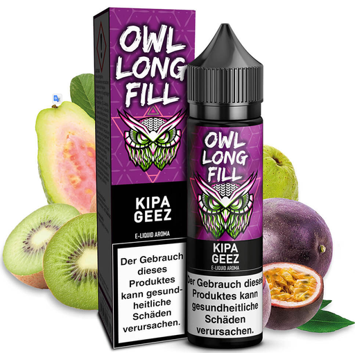 [P0024573] OWL Salt Kipa Geez (Kiwi Passionfruit Guava) – 10ml Aroma (Longfill)