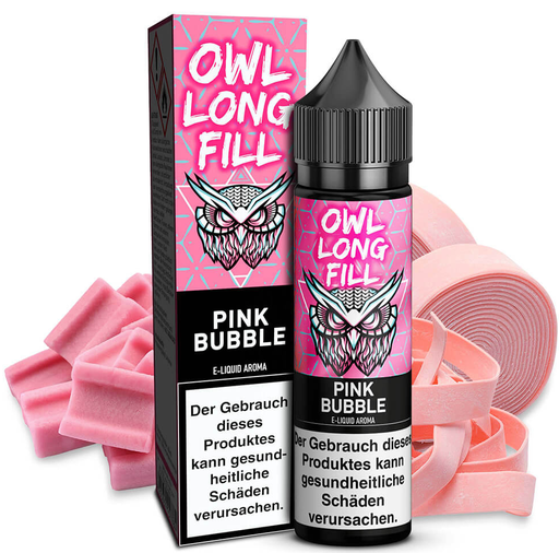 [P0024576] OWL Salt Pink Bubble (Kaugummi) – 10ml Aroma (Longfill)