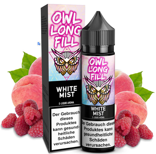 [P0024582] OWL Salt White Mist (White Peach Razz) – 10ml Aroma (Longfill)