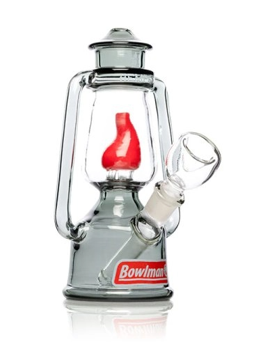 [P0024607] Bong Bowlman Lantern Glass 17cm - Hemper
